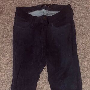 J Brand Lamb leather Suede pants